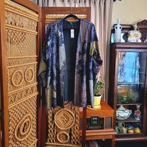 Dress Barn Multicolor Paisley Blazer